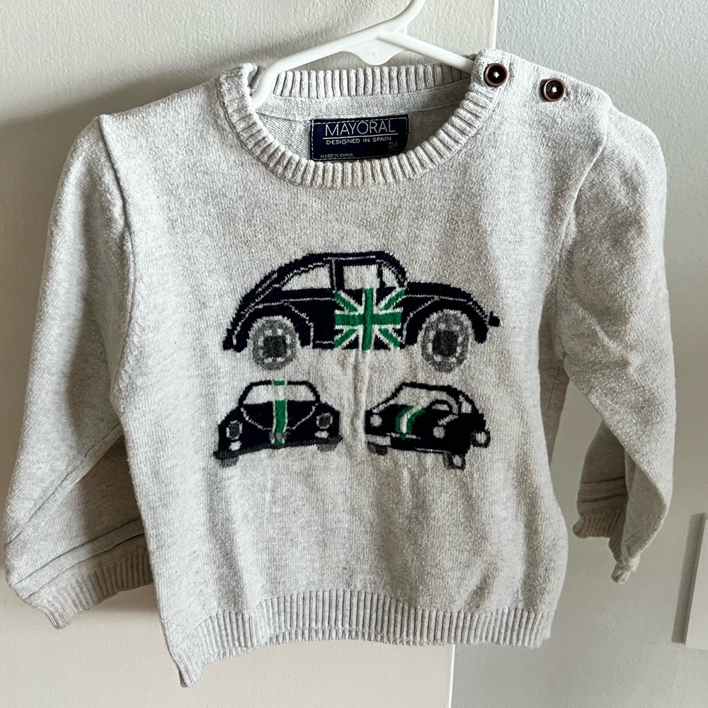 Mayoral Grey Sweater - 24 months
